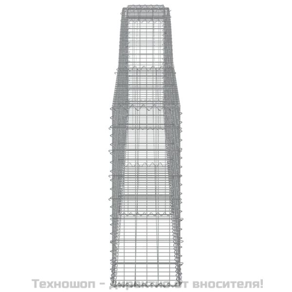 Габионни кошници арка 7 бр 400x30x80/100 см поцинковано желязо