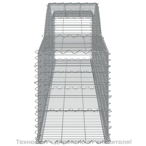 Габионни кошници арка 15 бр 400x50x60/80 см поцинковано желязо