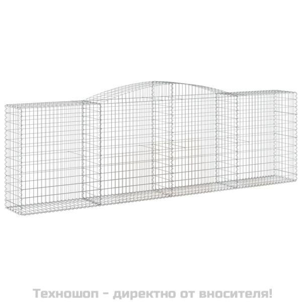 Габионни кошници арка 4 бр 400x50x120/140см поцинковано желязо