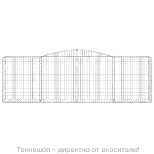 Габионни кошници арка 4 бр 400x50x120/140см поцинковано желязо