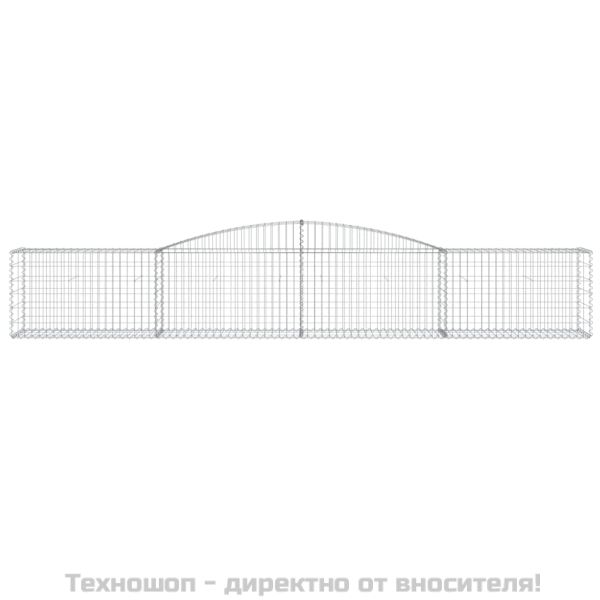 Габионни кошници арка 25 бр 400x50x60/80 см поцинковано желязо