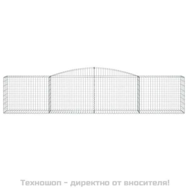Габионни кошници арка 10 бр 400x50x80/100 см поцинковано желязо