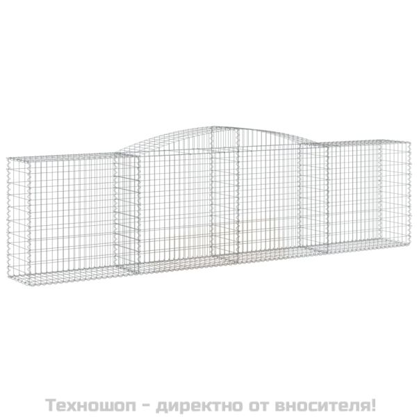 Габионни кошници арка 5 бр 400x50x100/120 см поцинковано желязо