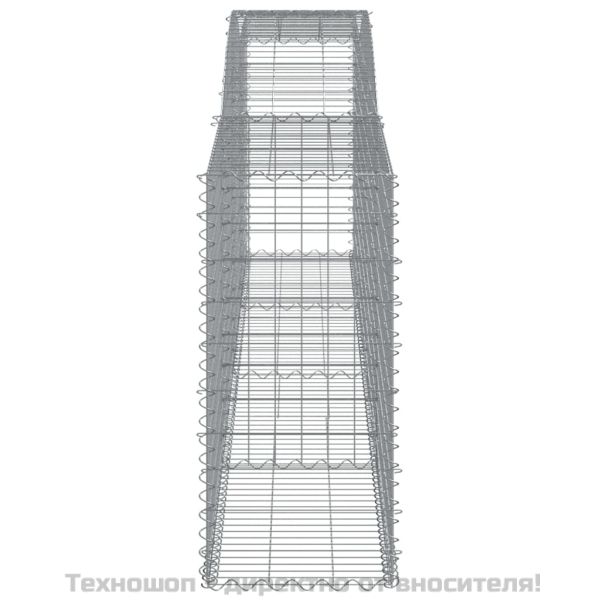 Габионни кошници арка 5 бр 400x50x100/120 см поцинковано желязо