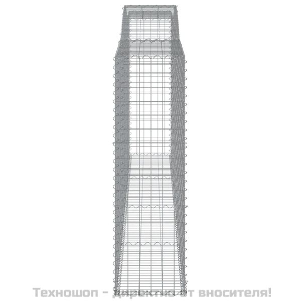 Габионни кошници арка 4 бр 400x50x160/180 см поцинковано желязо