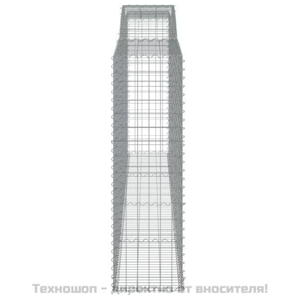 Габионни кошници арка 2 бр 400x50x160/180 см поцинковано желязо