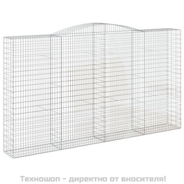 Габионни кошници арка 3 бр 400x50x220/240 см поцинковано желязо