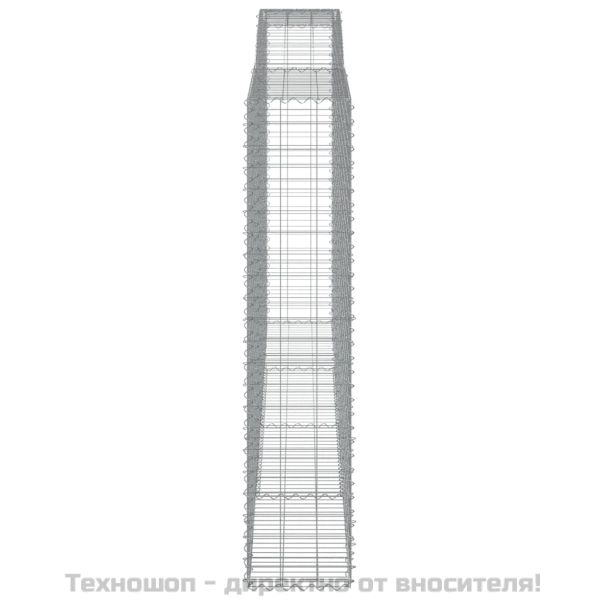 Габионни кошници арка 3 бр 400x50x220/240 см поцинковано желязо