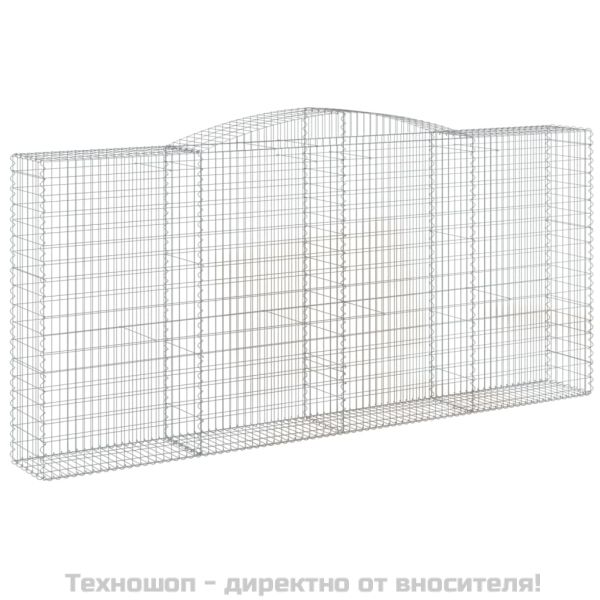 Габионни кошници арка 5 бр 400x50x180/200 см поцинковано желязо