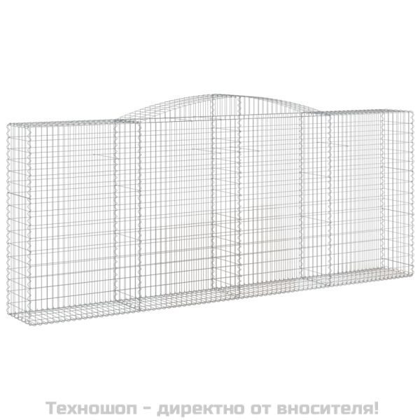 Габионни кошници арка 5 бр 400x50x160/180 см поцинковано желязо