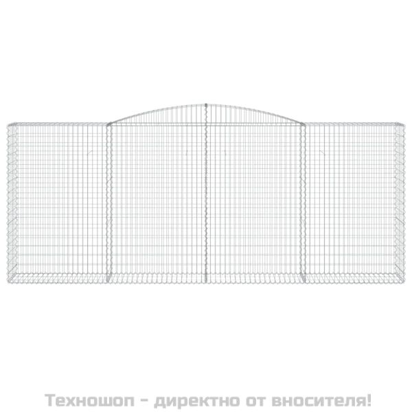 Габионни кошници арка 5 бр 400x50x160/180 см поцинковано желязо