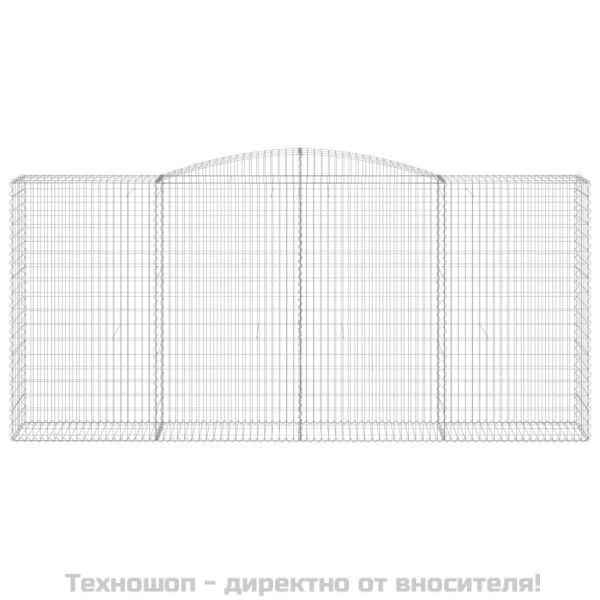 Габионни кошници арка 6 бр 400x50x180/200 см поцинковано желязо