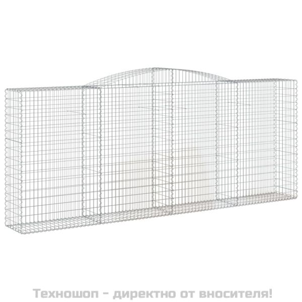 Габионни кошници арка 9 бр 400x50x160/180 см поцинковано желязо