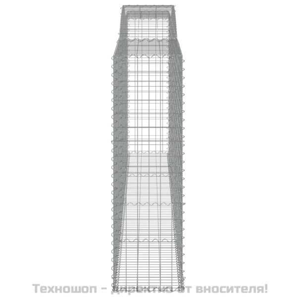 Габионни кошници арка 9 бр 400x50x160/180 см поцинковано желязо