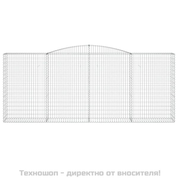 Габионни кошници арка 8 бр 400x50x160/180 см поцинковано желязо