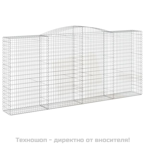 Габионни кошници арка 7 бр 400x50x180/200 см поцинковано желязо