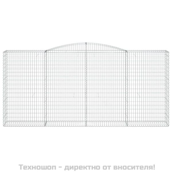 Габионни кошници арка 7 бр 400x50x180/200 см поцинковано желязо