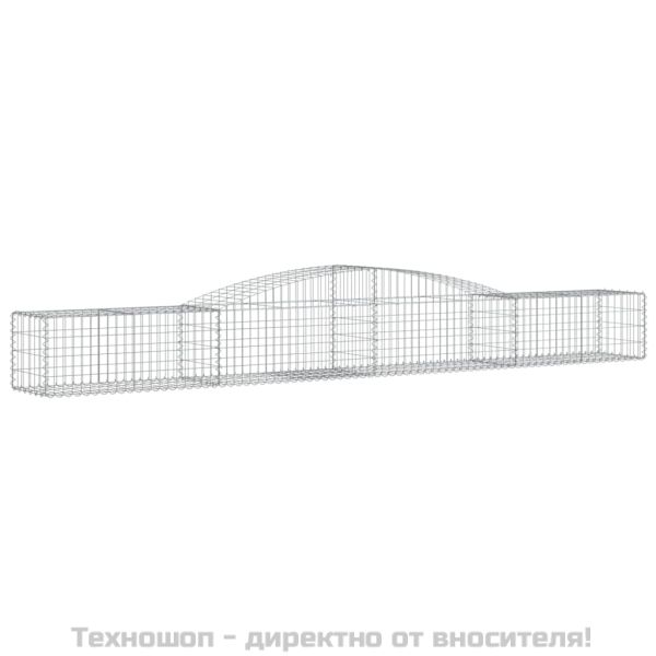 Габионни кошници арка 5 бр 400x50x40/60 см поцинковано желязо