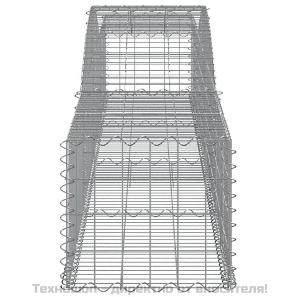 Габионни кошници арка 4 бр 400x50x40/60 см поцинковано желязо
