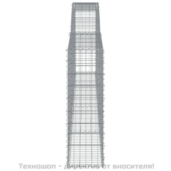 Габионни кошници арка 6 бр 400x30x100/120 см поцинковано желязо