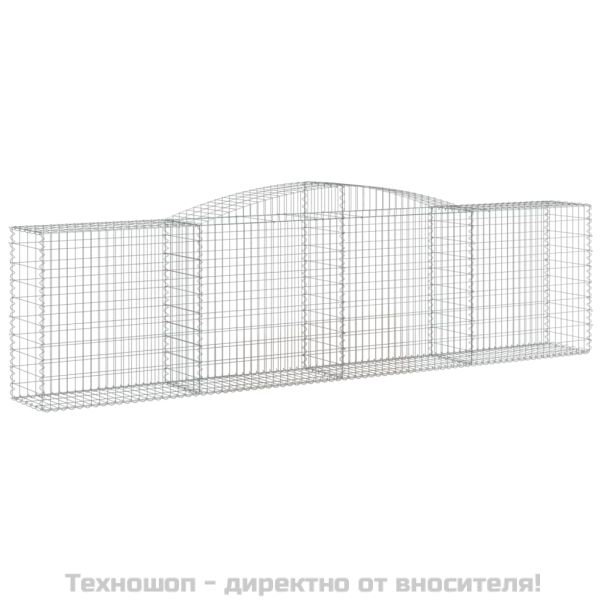 Габионни кошници арка 7 бр 400x50x100/120 см поцинковано желязо