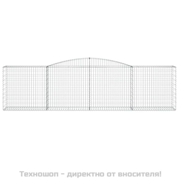 Габионни кошници арка 10 бр 400x50x100/120см поцинковано желязо