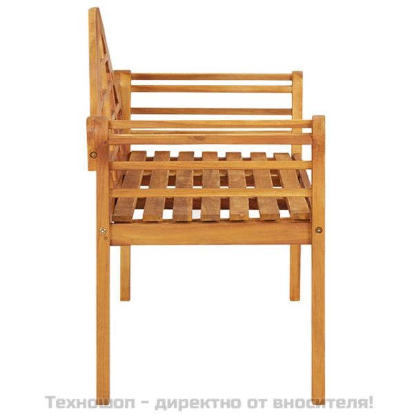 Градинска пейка 125 см масивна акация