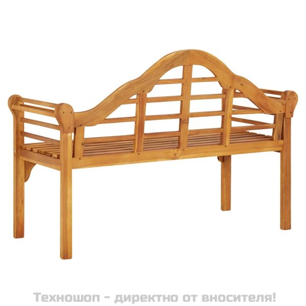 Градинска пейка 125 см масивна акация