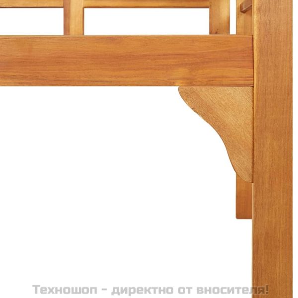 Градинска пейка 125 см масивна акация