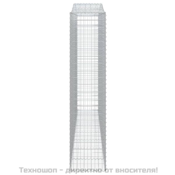 Габионни кошници арка 6 бр 400x50x220/240 см поцинковано желязо