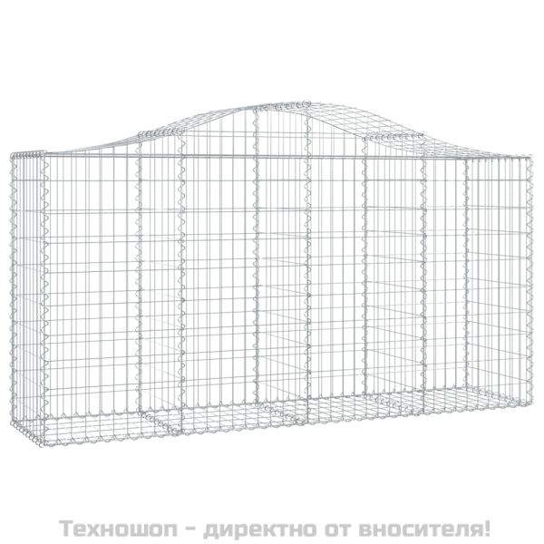 Габионни кошници арка 6 бр 200x50x100/120 см поцинковано желязо
