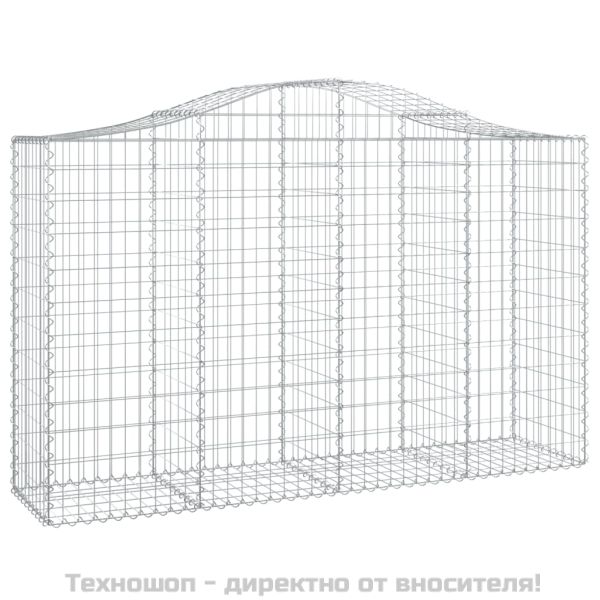 Габионни кошници арка 25 бр 200x50x120/140см поцинковано желязо