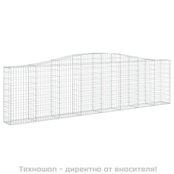 Габионни кошници арка 5 бр 400x30x100/120 см поцинковано желязо