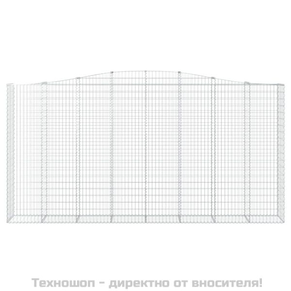 Габионни кошници арка 4 бр 400x50x200/220 см поцинковано желязо