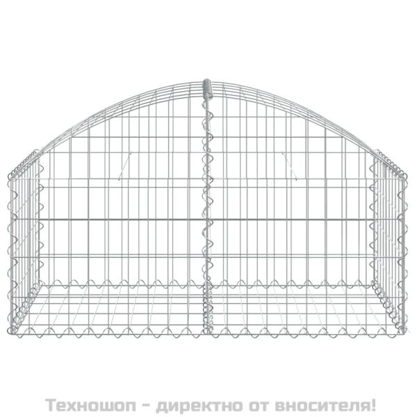 Дъговидна габионна кошница 100x50x40/60 см поцинковано желязо