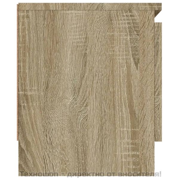 ТВ шкаф с врата, дъб сонома, 102x30x36 см