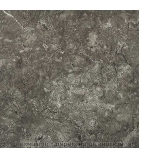 Самозалепващи подови дъски, 55 бр, PVC, 5,11 м², сиви