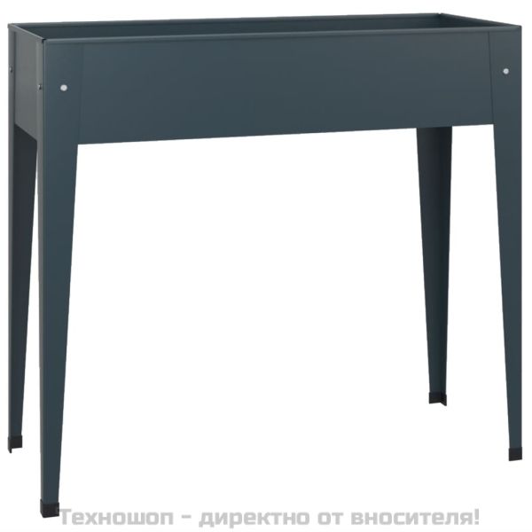 Градински кашпи, 2 бр, поцинкована стомана