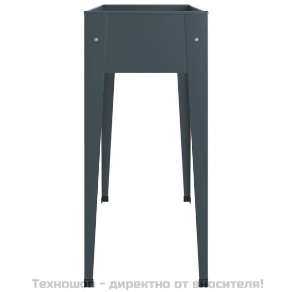 Градински кашпи, 2 бр, поцинкована стомана