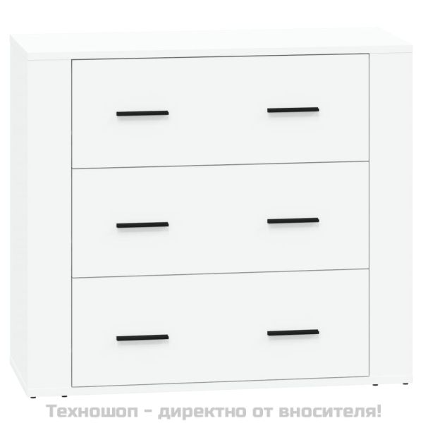 Сайдборди, 2 бр, бели, инженерно дърво