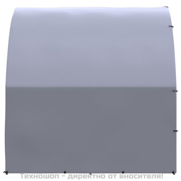 Птичарник на открито, 3x8x2 м, поцинкована стомана