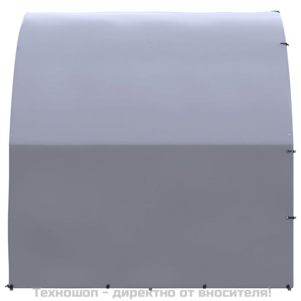 Птичарник на открито, 3x16x2 м, поцинкована стомана