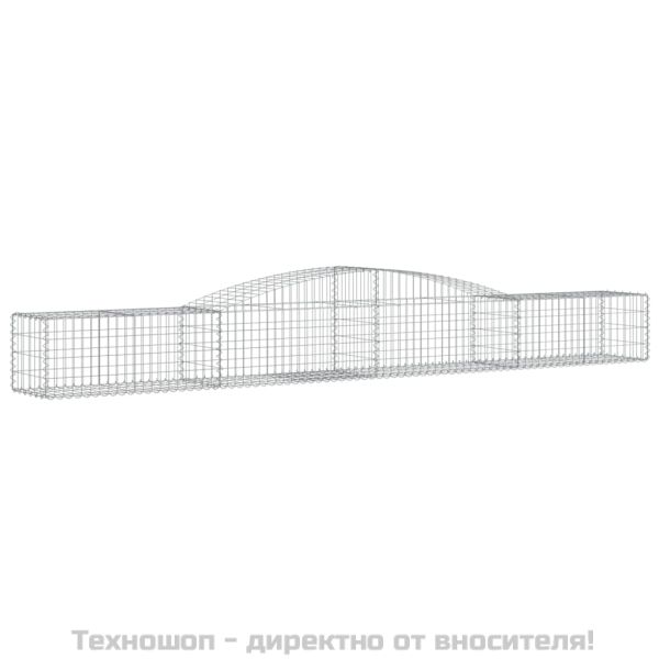 Габионни кошници арка 15 бр 400x50x40/60 см поцинковано желязо