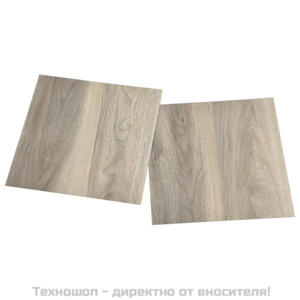 Самозалепващи подови дъски 20 бр PVC 1,86 м² таупе