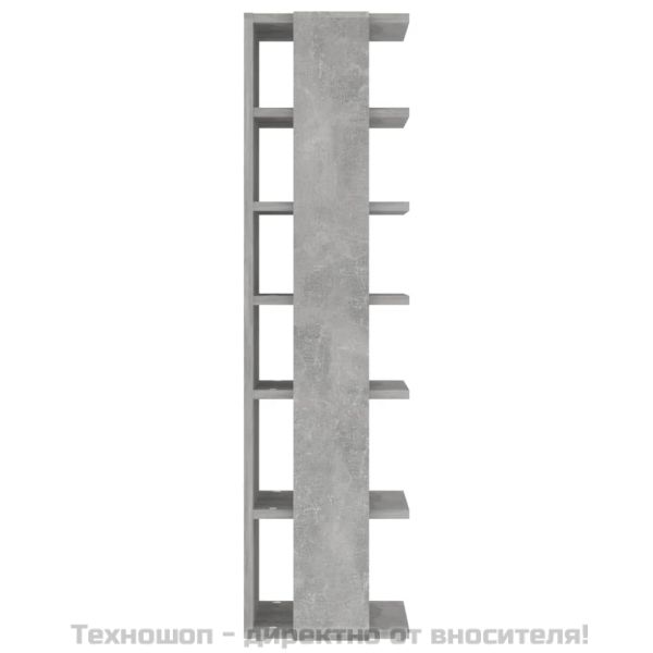 Шкафове за обувки, 2 бр, бетонно сиви, 27,5x27x102 см