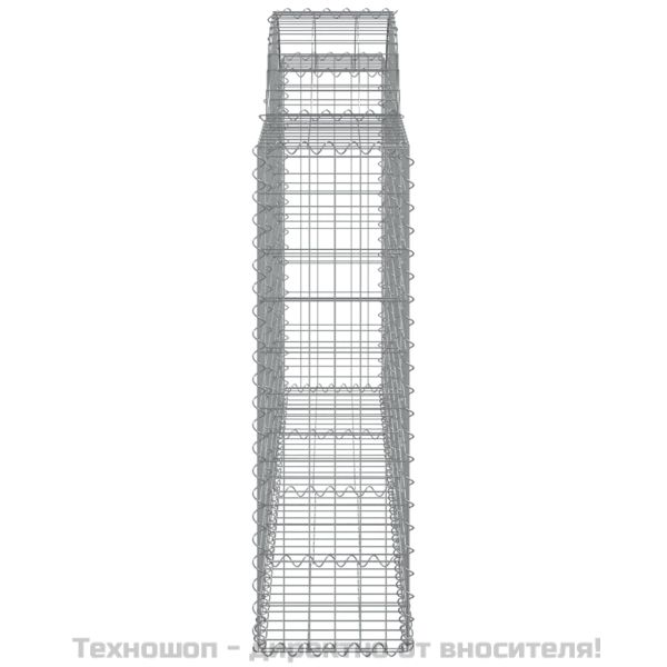 Габионни кошници арка 6 бр 200x30x100/120 см поцинковано желязо