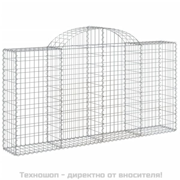 Габионни кошници арка 11 бр 200x30x100/120см поцинковано желязо