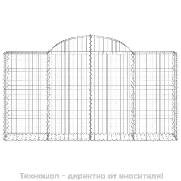 Габионни кошници арка 11 бр 200x30x100/120см поцинковано желязо