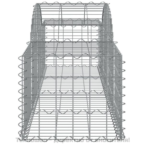 Габионни кошници арка 6 бр 200x50x40/60 см поцинковано желязо