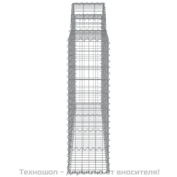 Габионни кошници арка 5 бр 200x30x100/120 см поцинковано желязо